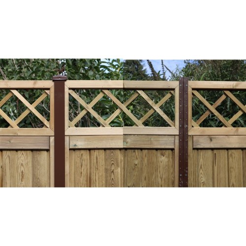 2100mm Durapost Classic Cover Strip Sepia Brown Home Delivered 2100mm Durapost Classic Cover Strip Sepia Brown Home Delivered